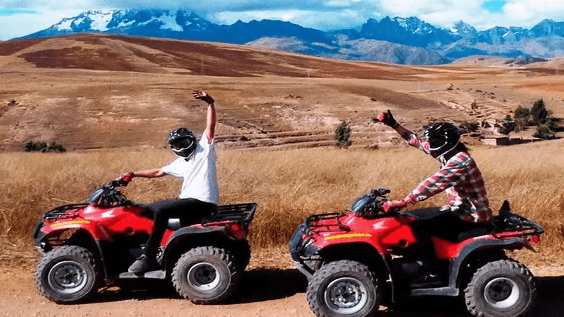 ATV Quad Bike Tour Huaypo Lake Salt Mines Cusco Peru
